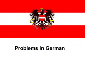 Problems in German