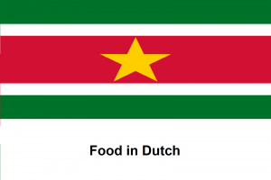 Food in Dutch