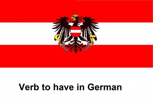 Verb to have in German
