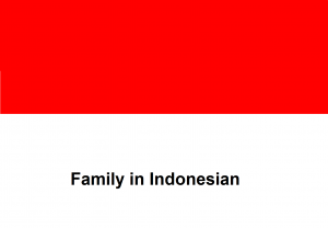 Family in Indonesian