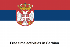 Free time activities in Serbian