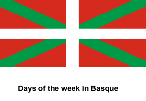 Days of the week in Basque