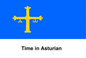Time in Asturian