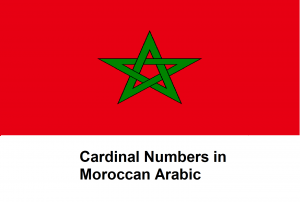 Cardinal Numbers in Moroccan Arabic