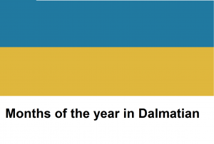 Months of the year in Dalmatian