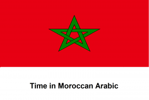 Time in Moroccan Arabic