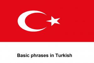 Basic phrases in Turkish