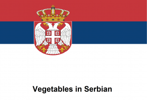 Vegetables in Serbian