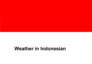 Weather in Indonesian