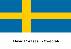Basic Phrases in Swedish