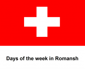 Days of the week in Romansh