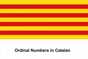 Ordinal Numbers in Catalan