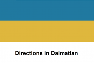 Directions in Dalmatian