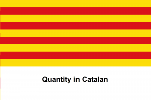 Quantity in Catalan