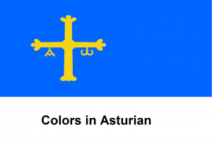 Colors in Asturian