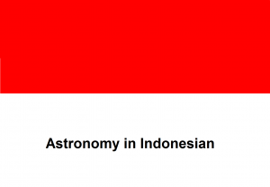 Astronomy in Indonesian