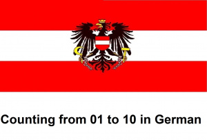 Counting from 01 to 10 in German