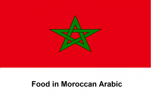 Food in Moroccan Arabic