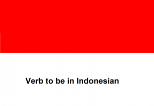 Verb to be in Indonesian