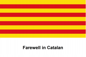 Farewell in Catalan