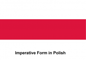 Imperative Form in Polish