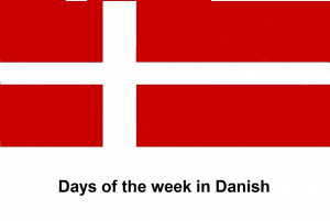 Days of the week in Danish