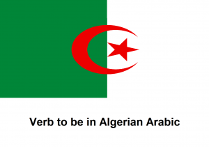 Verb to be in Algerian Arabic