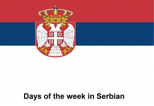 Days of the week in Serbian