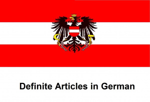Definite Articles in German