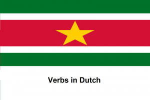 Verbs in Dutch