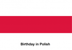 Birthday in Polish