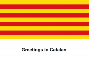Greetings in Catalan