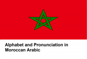 Alphabet and Pronunciation in Moroccan Arabic