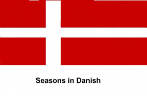 Seasons in Danish