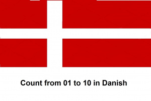 Count from 01 to 10 in Danish