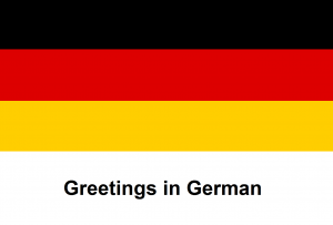 Greetings in German