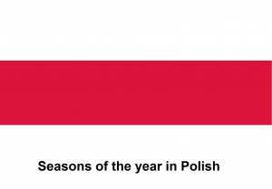 Seasons of the year in Polish