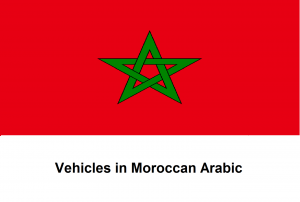 Vehicles in Moroccan Arabic