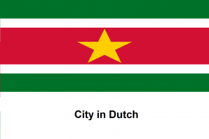 City in Dutch