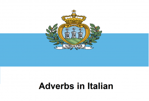 Adverbs in Italian