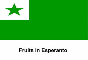 Fruits in Esperanto