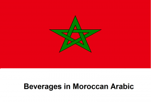 Beverages in Moroccan Arabic