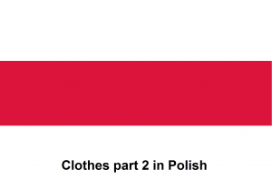 Clothes part 2 in Polish