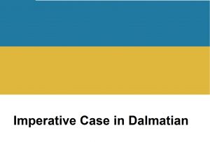 Imperative Case in Dalmatian