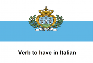Verb to have in Italian