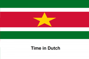 Time in Dutch