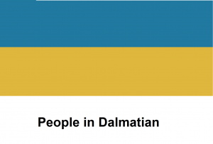 People in Dalmatian