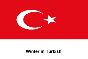 Winter in Turkish
