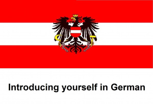 Introducing yourself in German