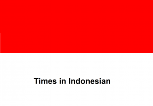 Times in Indonesian